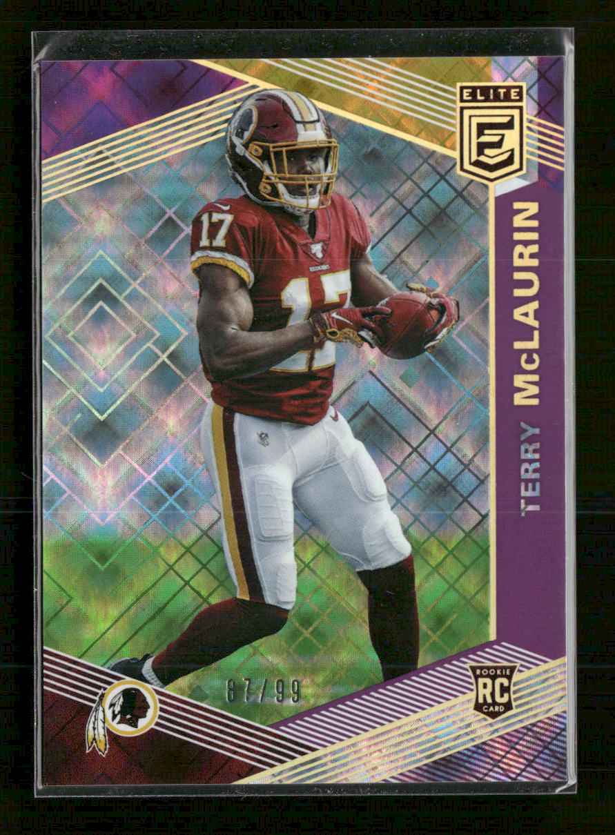 2019 Donruss Elite Purple Terry McLaurin Rookie #/99 #119