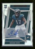 2022 Panini Rookies & Stars Rookies Signatures Nakobe Dean #/299 Auto #200