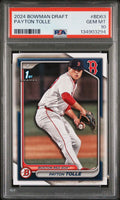 Graded 2024 Topps Bowman Draft Payton Tolle #BD63 Rookie RC Baseball Card PSA 10 Gem Mint