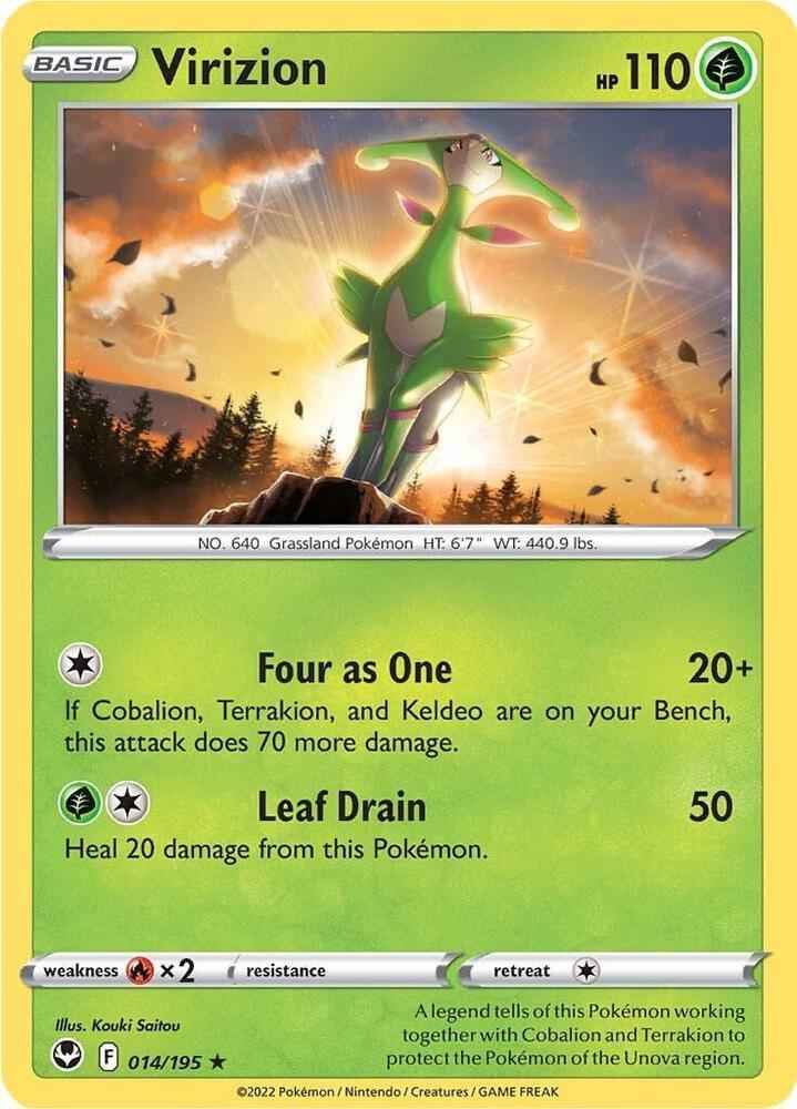 Virizion (014/195) [Sword & Shield: Silver Tempest]