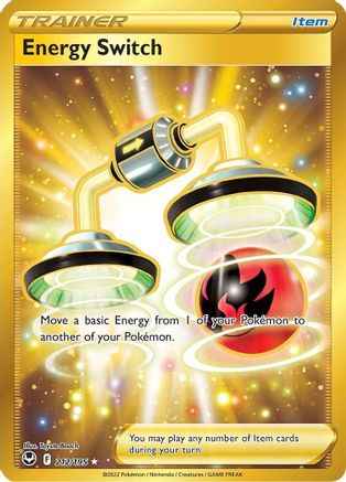 Energy Switch (Secret) 212/195 - SWSH12 Silver Tempest Holofoil