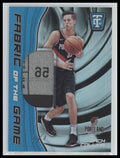 2017-18 Panini Certified Fabric Game Rookies Holo Blue Zach Collins #/1 #FR-ZCL