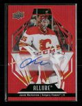 2022-23 Upper Deck Allure Autographs Red Rainbow Jacob Markstrom Auto #71