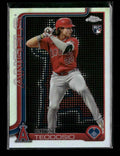 2025 Topps Chrome Lightboard Logo Base Variations Bryce Teodosio Rookie #198