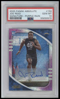 2020 Panini Absolute Signature-Purple Rain Joe Reed 10 PSA #159