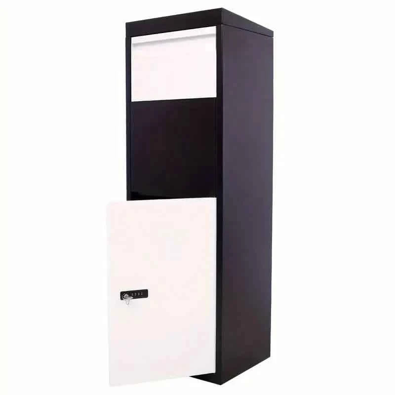 Galvanized Steel Parcel Mailbox w/Code Lock & Mounting Hardware