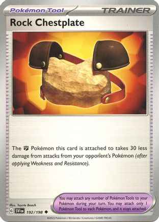 Rock Chestplate 192/198 - SV01 Scarlet & Violet Base Set