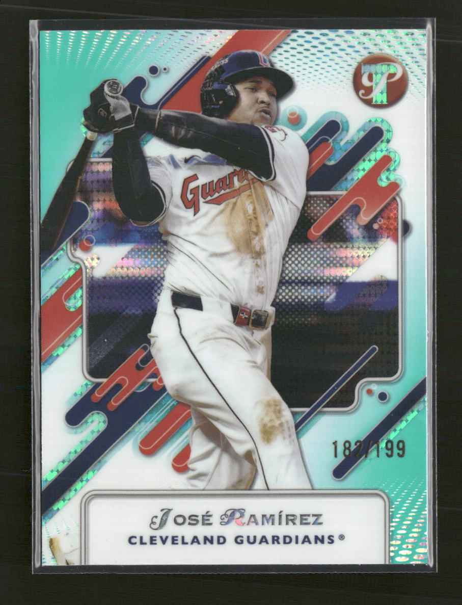 2025 Topps Pristine Aqua Refractor José Ramírez #/199 #88