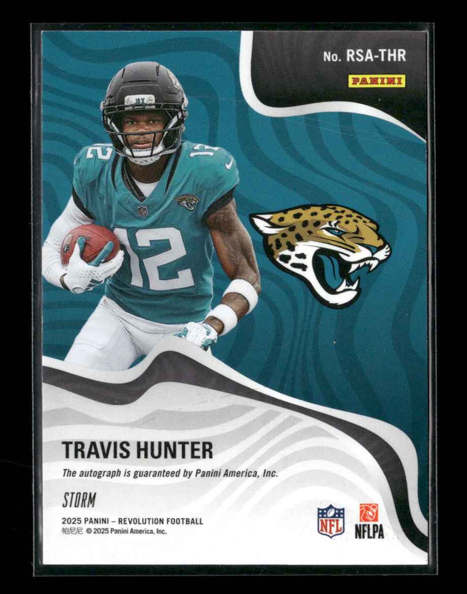 2025 Panini Revolution Revolution Signatures Storm Travis Hunter Auto #RSA-THR