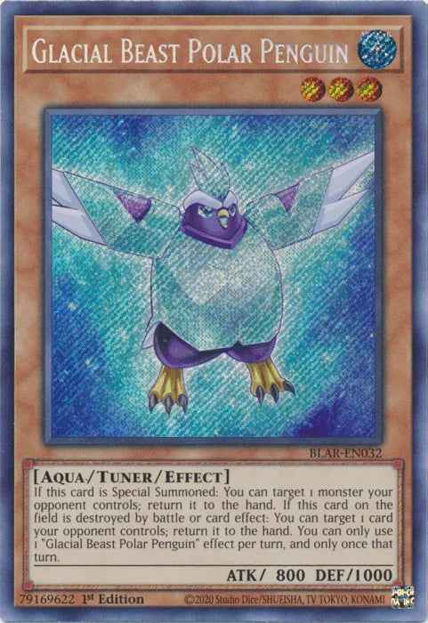 Glacial Beast Polar Penguin [BLAR-EN032] Secret Rare