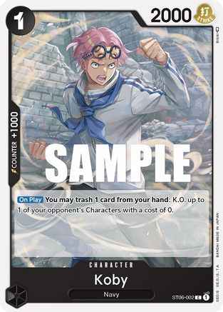 Koby (ST06-002) - Starter Deck 6: Absolute Justice