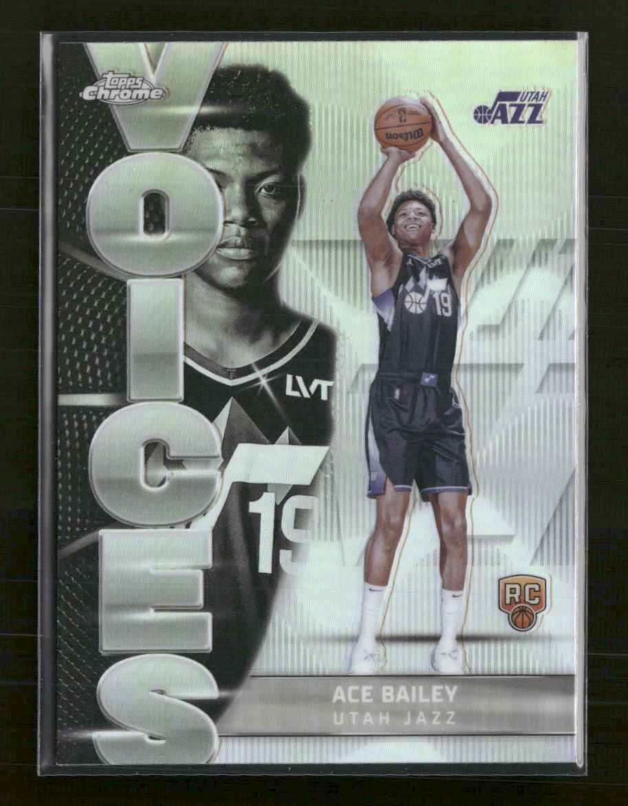 2025-26 Topps Chrome Voices Refractor Ace Bailey #VS-10