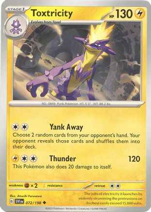 Toxtricity 072/198 - SV01 Scarlet & Violet Base Set