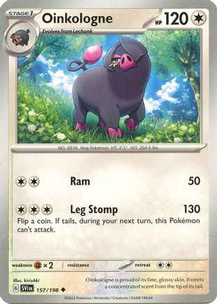 Oinkologne 157/198 - SV01 Scarlet & Violet Base Set