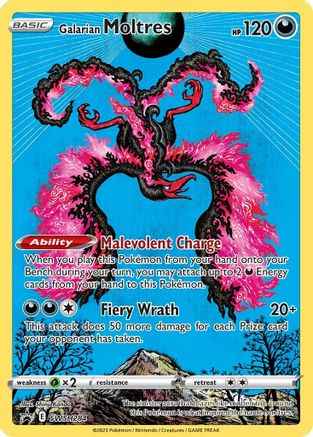 Galarian Moltres SWSH284 - SWSH Sword & Shield Promo Cards Holofoil