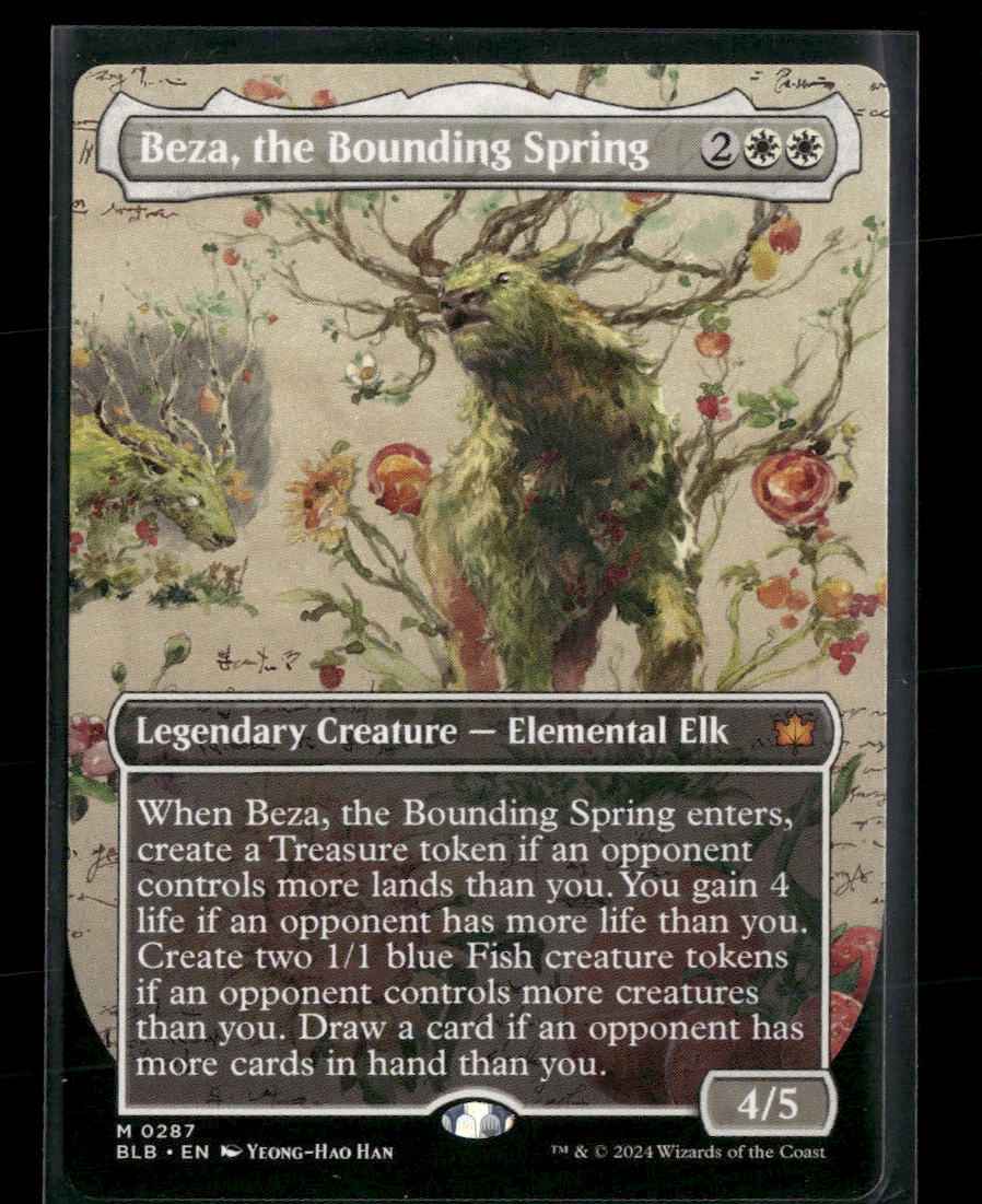 Bloomburrow Beza, the Bounding Spring (Borderless) #287