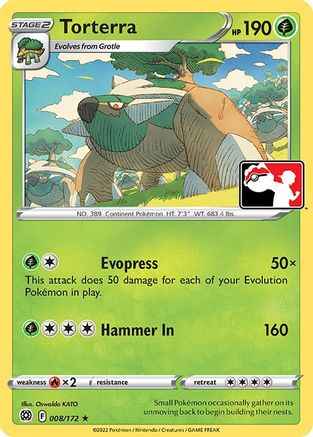 Torterra 008/172 - Prize Pack Series Cards