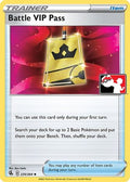 Battle VIP Pass 225/264 - Prize Pack Series Cards Holofoil