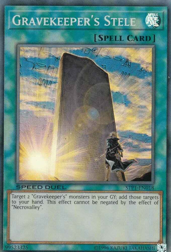 Gravekeeper's Stele [STP1-EN018] Super Rare