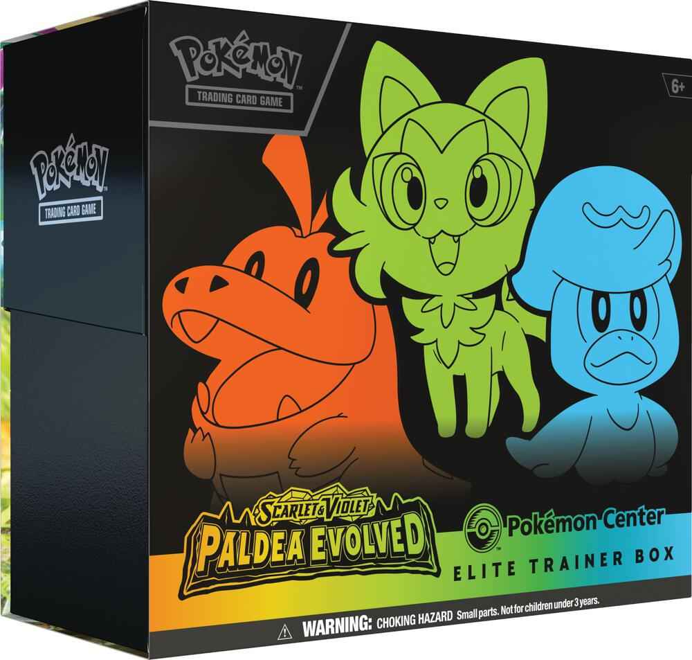 Paldea Evolved Pokemon Center Exclusive Elite Trainer Box