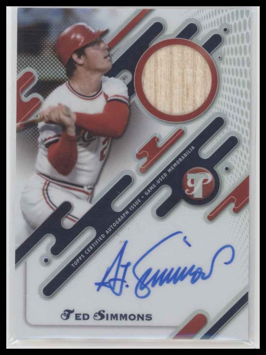 2025 Topps Pristine Pristine Pieces Autograph Relic Ted Simmons Auto #PPAR-TSS