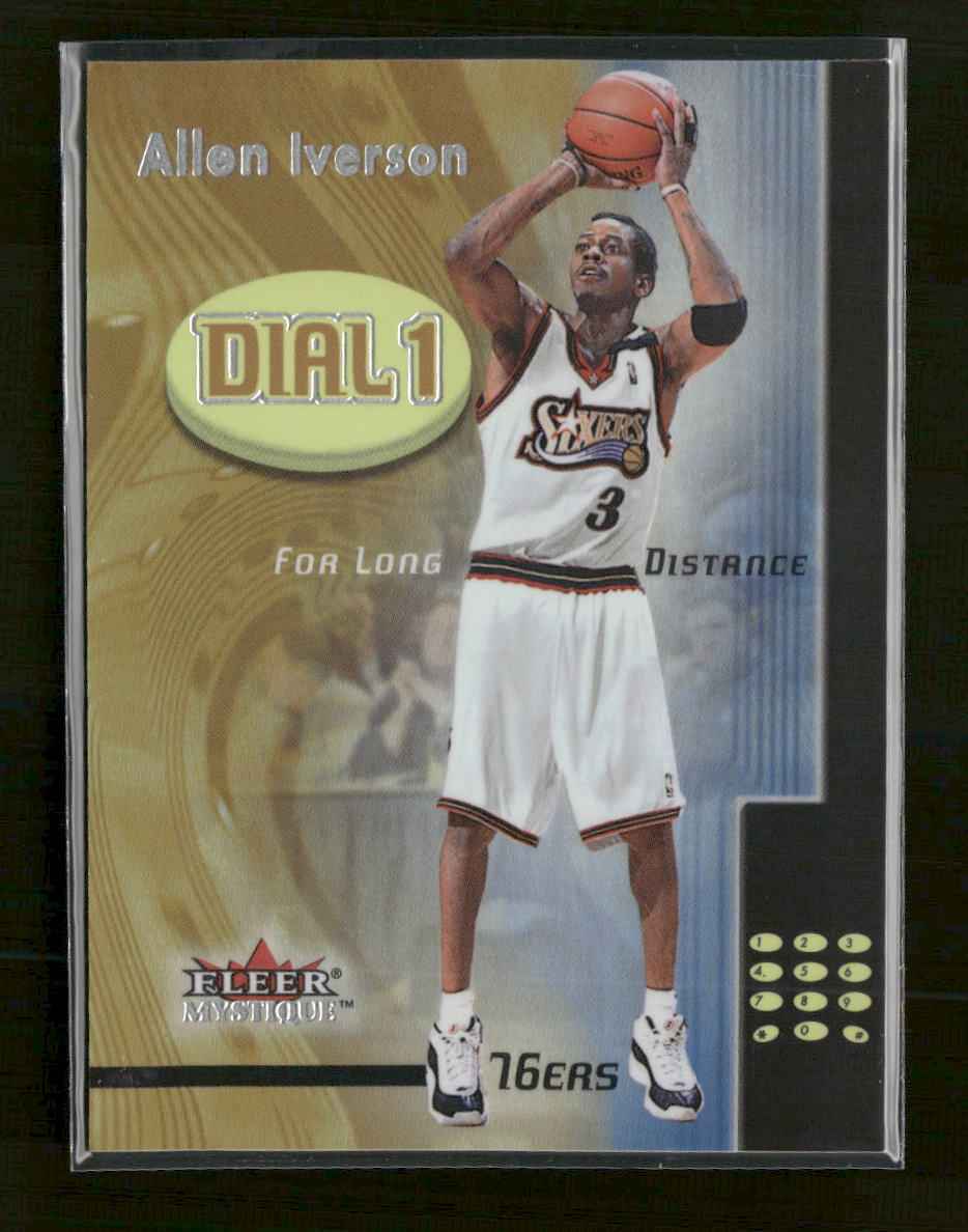 2000-01 Fleer Mystique Dial 1 Allen Iverson #3 DO