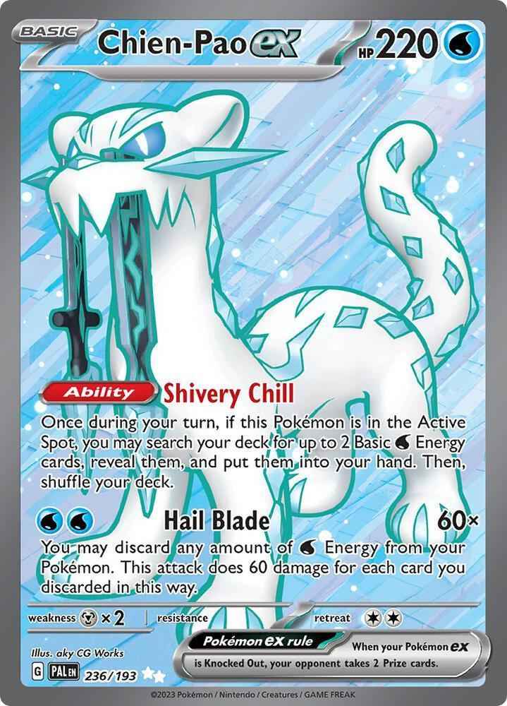 Chien-Pao ex (236/193) [Scarlet & Violet: Paldea Evolved]