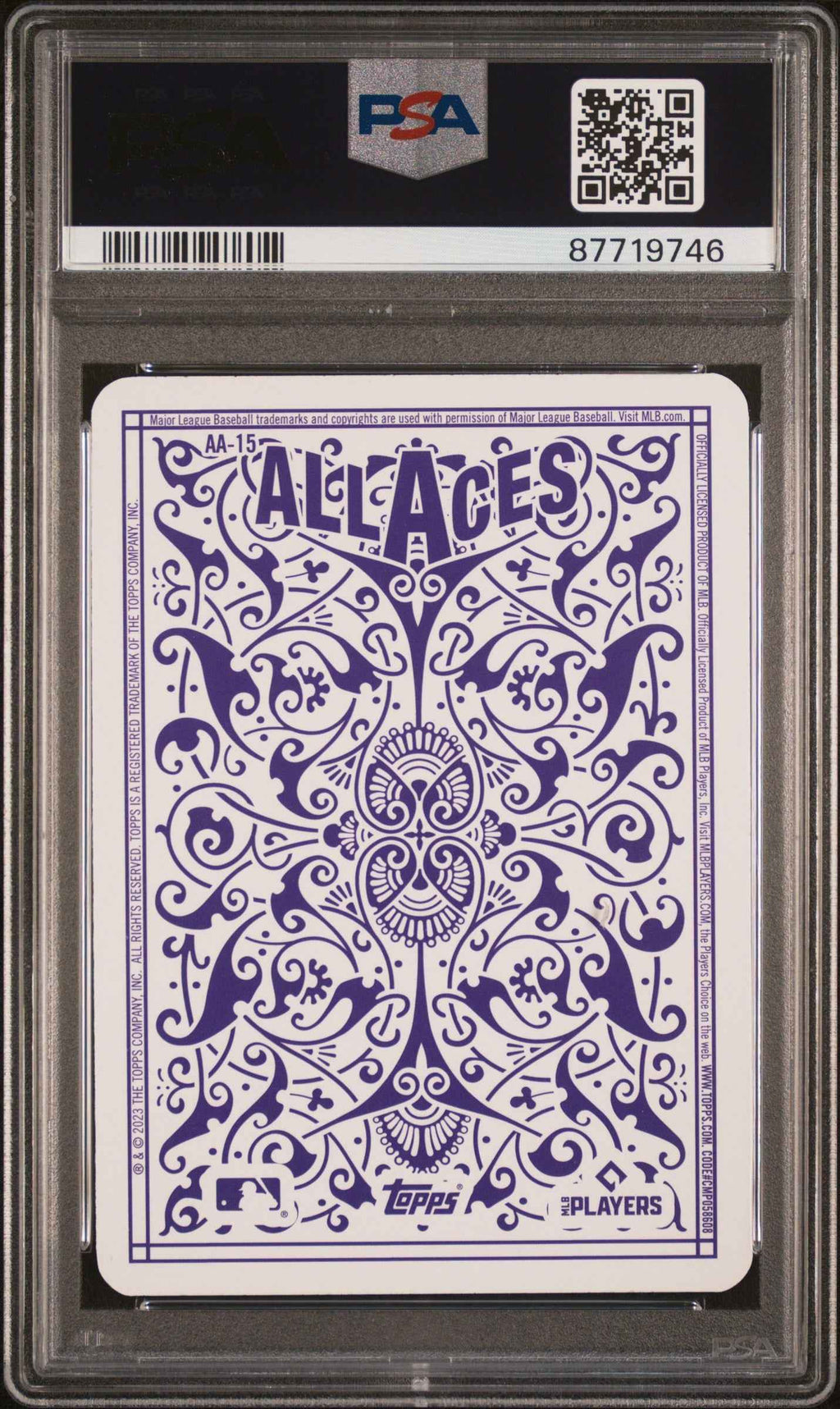Graded 2023 Topps Shane Bieber #AA15 All Aces Baseball Card PSA 10 Gem Mint