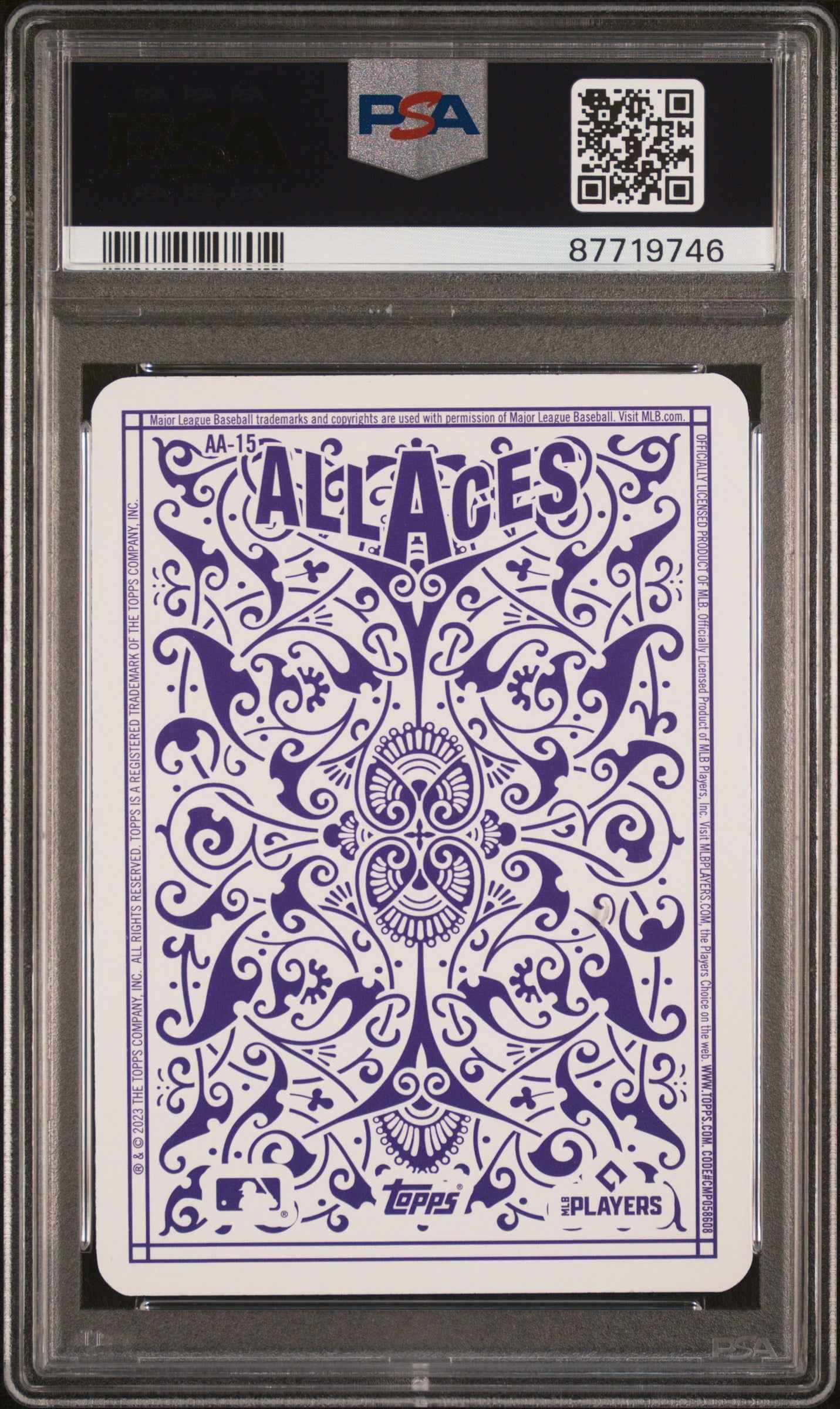 Graded 2023 Topps Shane Bieber #AA15 All Aces Baseball Card PSA 10 Gem Mint