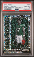 Graded 2022 Panini Prizm Garrett Wilson #NR5 New Recruits No Huddle Rookie RC Football Card PSA 10 Gem Mint