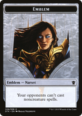 Narset Transcendent Emblem (DTK-008) - Dragons of Tarkir Tokens