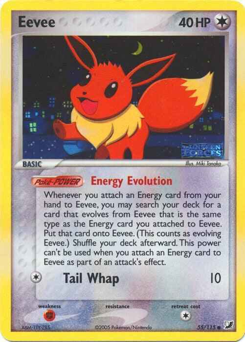 Eevee (55/115) (Stamped) [EX: Unseen Forces]