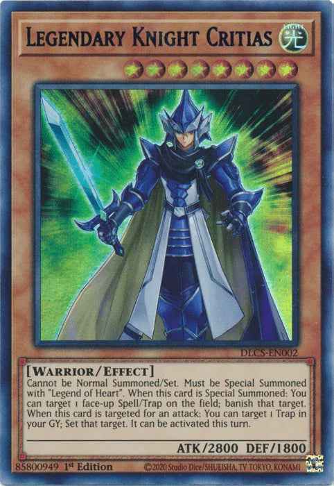 Legendary Knight Critias (Purple) [DLCS-EN002] Ultra Rare