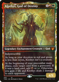 Klothys, God of Destiny (THB-268) - Theros Beyond Death: (enchantment, Showcase)