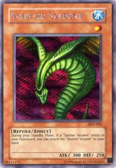 Sinister Serpent [SDD-002] Secret Rare