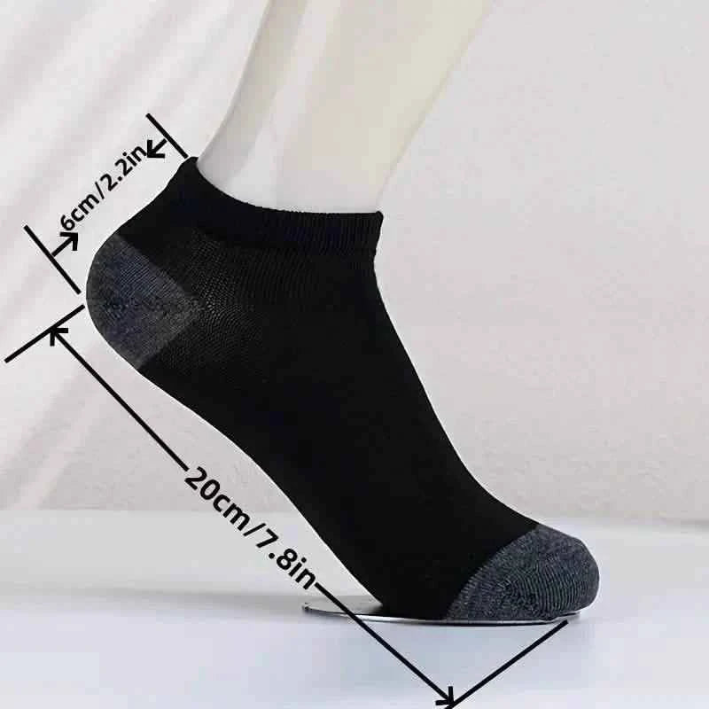 5-Pack: Ultra-Comfy Breathable Low-Cut Men's Socks