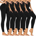5-Pack: Women’s Fleece Lined High Waist Leggings