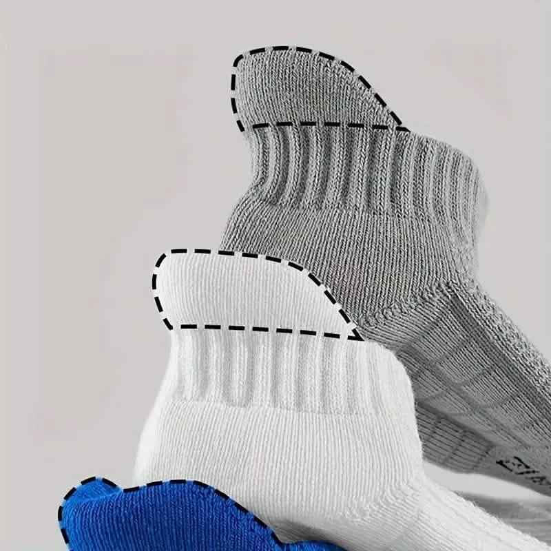 5-Pairs: Unisex Breathable Sports Ankle Socks