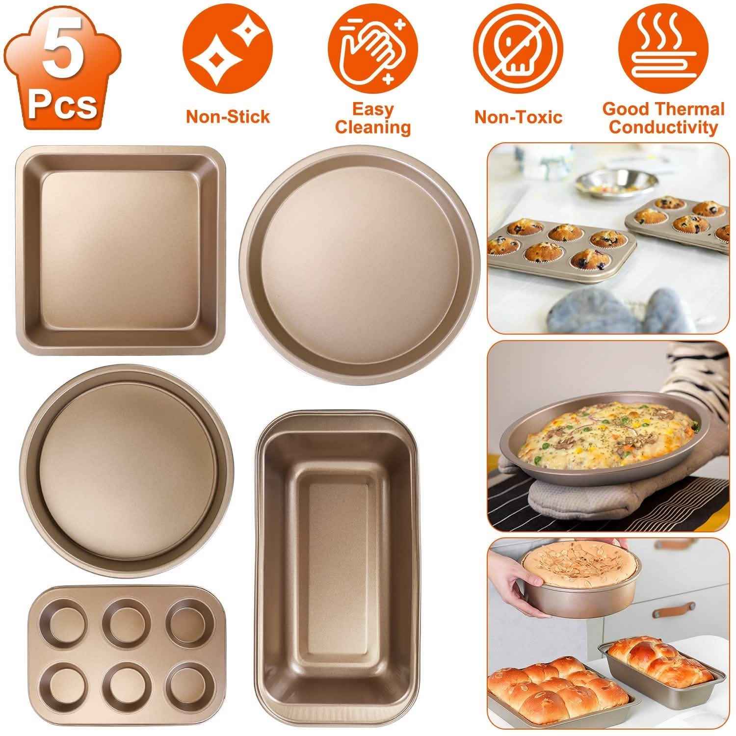 5-Piece: Nonstick Bakeware Set