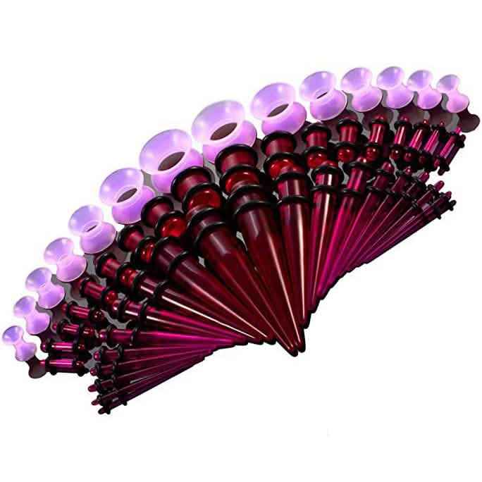 50-Piece: Ear Stretching Kit