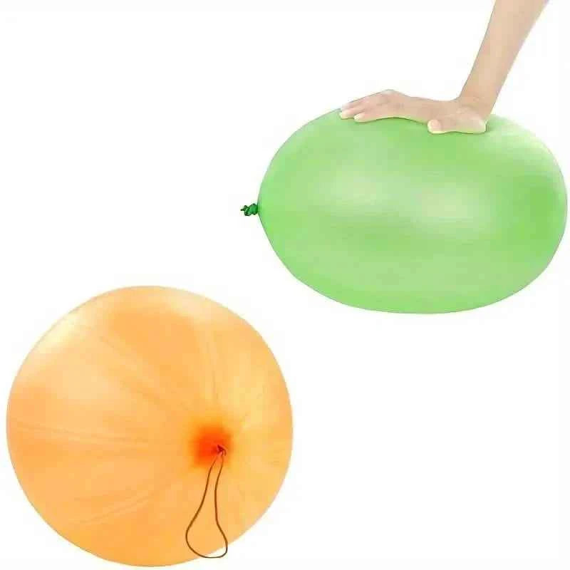 50-Pieces: Vibrant Punch Balloons Set - Heavy-Duty, Rubber-Banded, and Long-Lasting