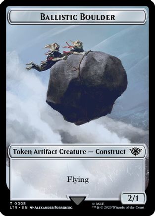 Ballistic Boulder Token (LTR-008) - The Lord of the Rings: Tales of Middle-earth