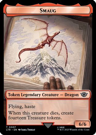 Smaug Token (LTR-007) - The Lord of the Rings: Tales of Middle-earth