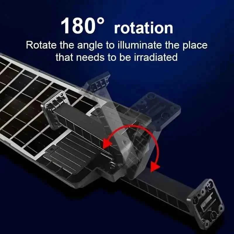 504-LED Ultra-Bright 6500K Solar Motion Sensor Street Light with Remote Control