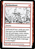Bombardment (CMB1-) - Mystery Booster Playtest Cards 2021