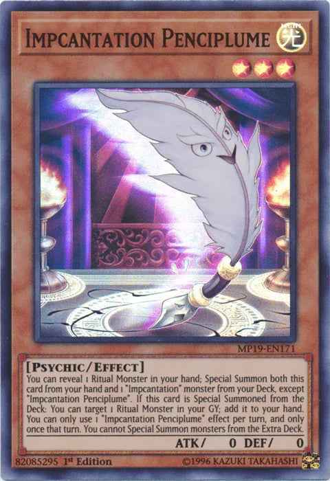 Impcantation Penciplume [MP19-EN171] Super Rare