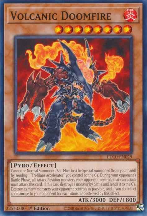 Volcanic Doomfire [LD10-EN029] Common