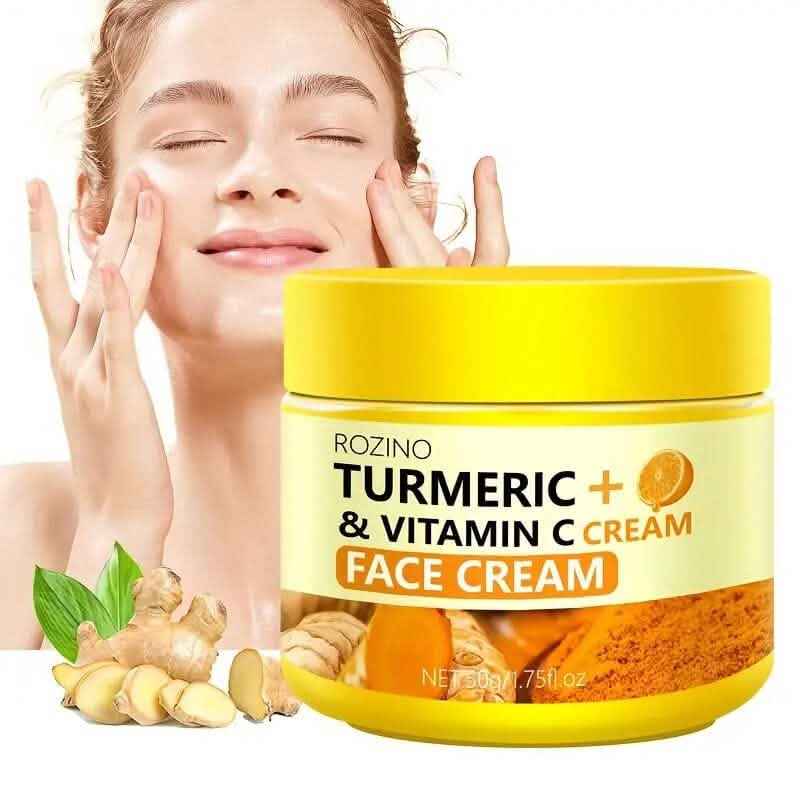 50g/1.75 Oz Turmeric + Vitamin C Face Cream with Hyaluronic Acid