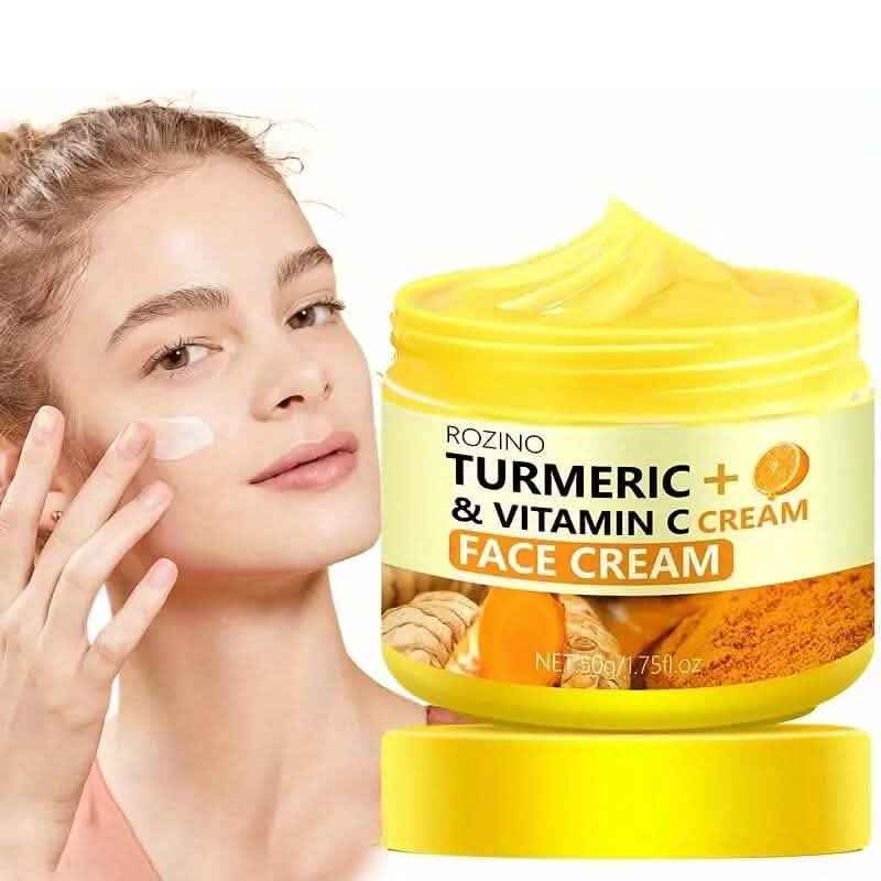 50g/1.75 Oz Turmeric + Vitamin C Face Cream with Hyaluronic Acid