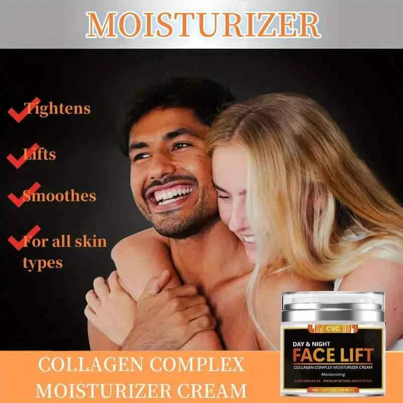 50ml Revitalizing Face Lift Cream - Visibly Firms, Lifts, and Hydrates with Hyaluronic Acid, Collagen